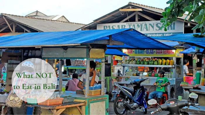 taman sari market in Bali