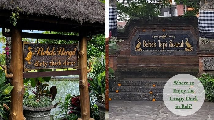 Crispy Duck restaurant in Bali