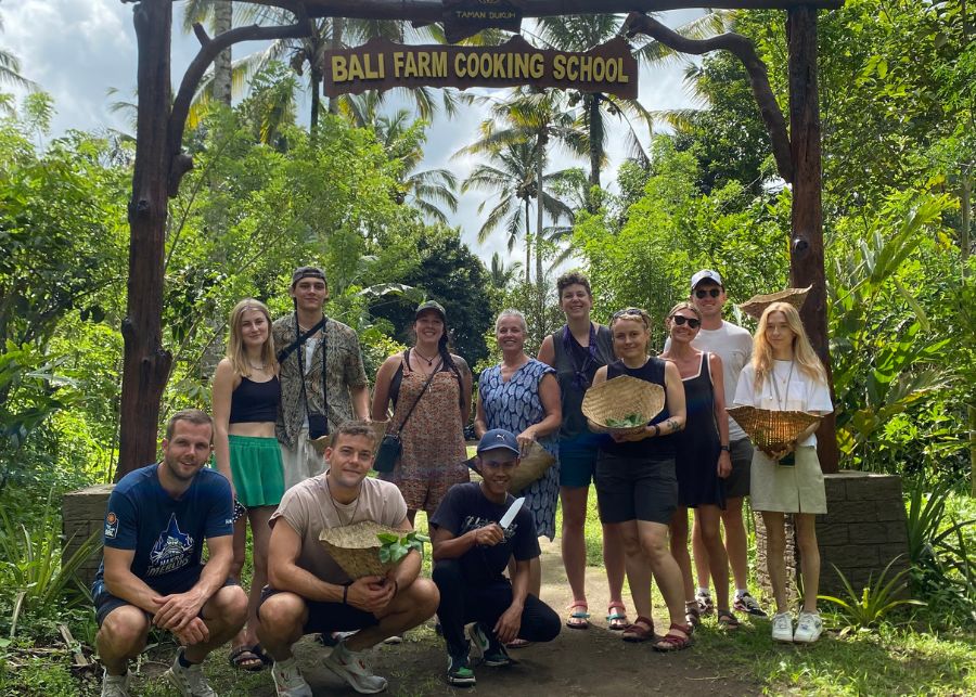 bali cooking class on organic farm in the village north of ubud